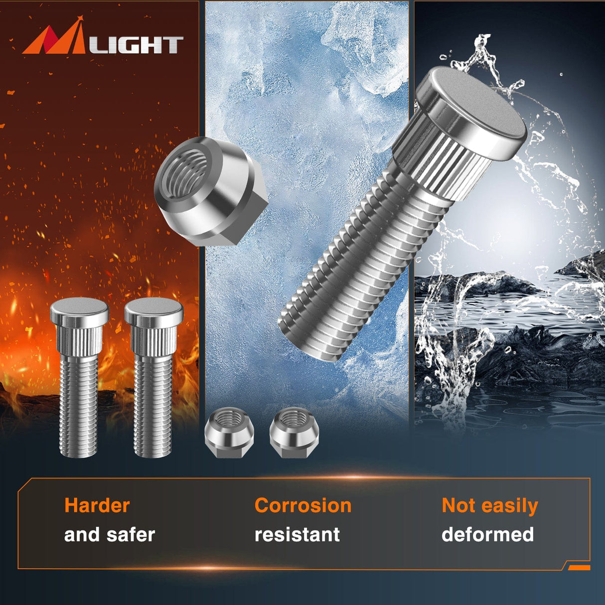 Wheel Spacers 1.5inch (38mm) Wheel Spacers 4Pcs For 2015 2016 2017 2018 2019 2020 2021 2022 Ford F150 | 6x135 | 87.1 Hub Bore | 14x1.5 Studs