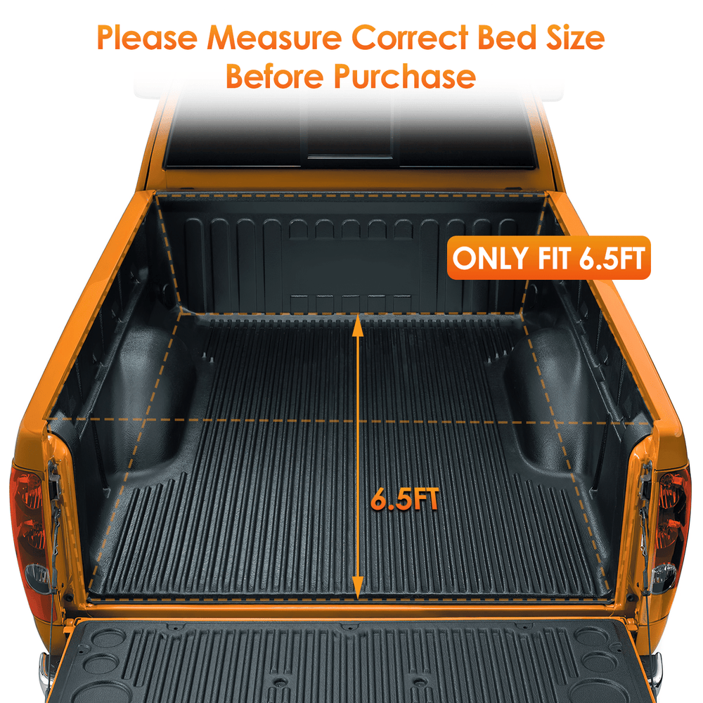 Trunk Bed Cover 6.5ft Truck Bed Cover for Ford F150 2015 2016 2017 2018 2019 2020 2021 2022 2023 2024