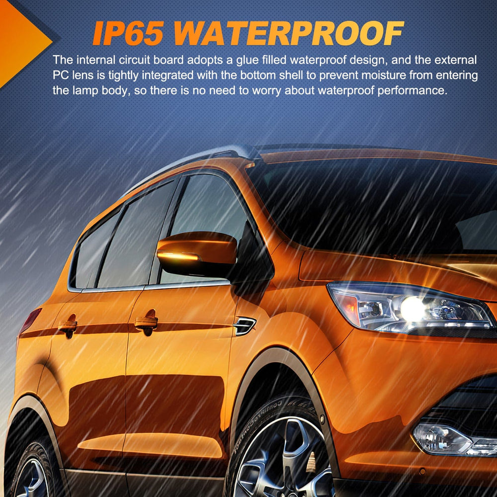 Signal Light 2012 2013 2014 2015 2016 2017 2018 Ford Focus ST RS 2013 2014 2015 2016 2017 2018 Ford Kuga Ecosport Side Mirror Marker Light