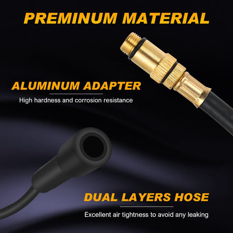 inflator 8PCS Petrol Gas Engine Cylinder Compression Tester Kit