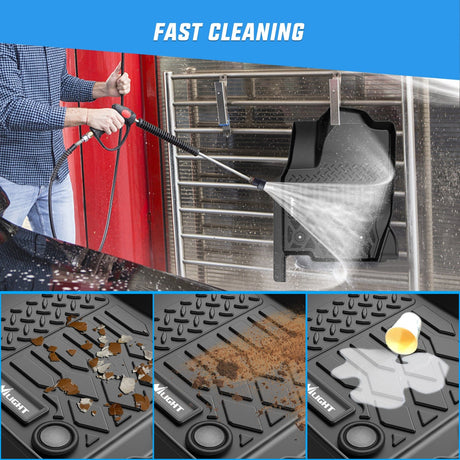 Floor Mat Floor Mats for Toyota Land Cruiser GX550 (Only for 5 Seats) 2024 2025 2026 All Weather Custom Fit Heavy Duty Floor Liners