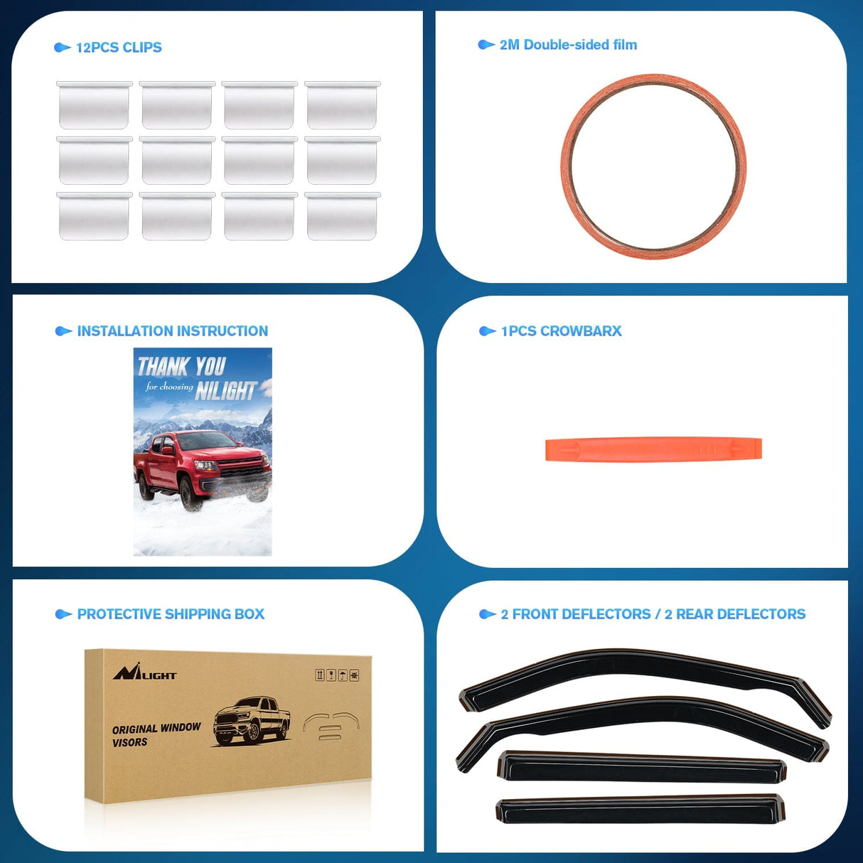 Rain Guards Vent Window Visors for Jeep Compass 2017 2018 2019 2020 2021 2022 2023 2024, in-Channel Rain Guards, Original Window Deflectors-4PCS