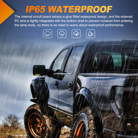 Signal Light Side Mirror Marker Light for 1997-2007 Ford Expedition 2004 2005 2006 2007 2008 2009 2010 2011 2012 2013 2014 Ford F150 2010 2011 2012 2013 2014 Ford Raptor 2006-2008 Lincoln Mark LT