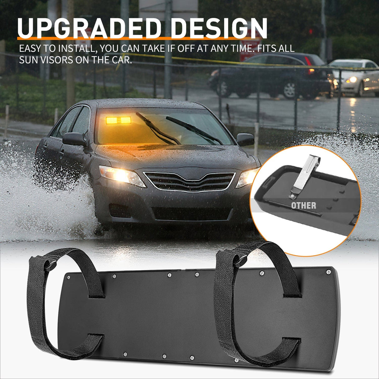 led strobe light 48 LED Amber Emergency Warning Strobe Lights