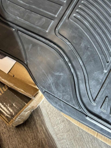 Floor Mat 4Pcs Rubber Cargo Mats Universal Trim to fit Most Vehicles (25% OFF Final Checkout)