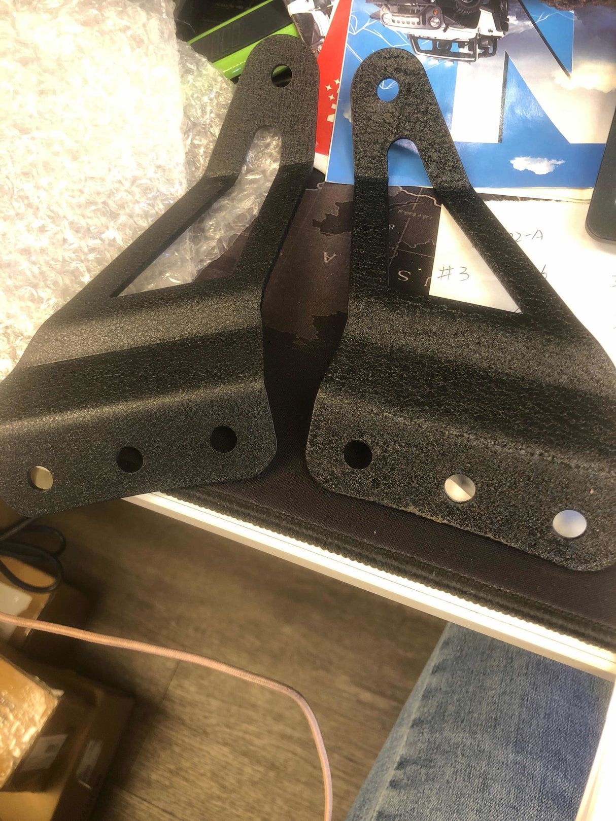 50 Inch Curved Light Bar Bracket at Upper Windshield Roof Cab for 2007-2013 Chevy Silverado Suburban Avalanche Tahoe & GMC Yukon Sierra (Pair) (25% OFF Final Checkout)