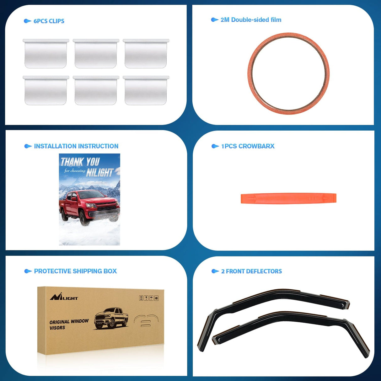 Rain Guards Rain Guards for Ford F150 2021 2022 2023 2024 Regular Cab/Super Crew/Super Cab, Vent Window Visors, Original Window Deflectors-2PCS