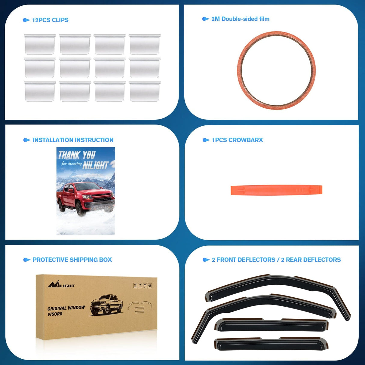 Rain Guards in-Channel Rain Guards for Frontier Crew Cab 2022 2023 2024 2025, Vent Window Visors, Original Window Deflectors-4PCS