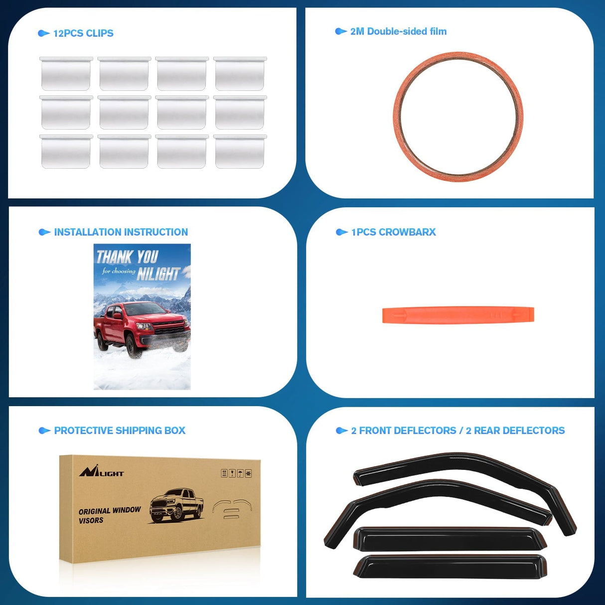 Rain Guards Rain Guards for Ford Bronco Sport 2021 2022 2023 2024 Original Window Deflectors,Vent Window Visors-4PCS