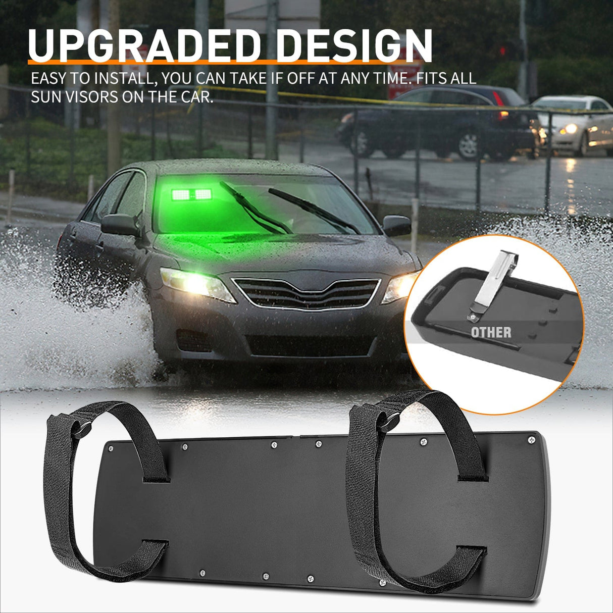 led strobe light 48 LED Green Emergency Warning Strobe Lights