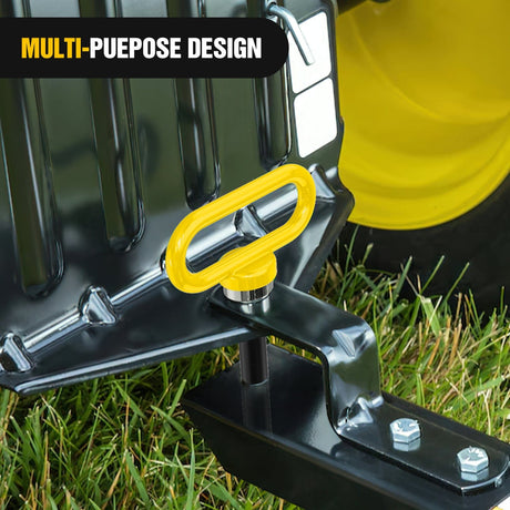 Tow Hooks & Truck Tie Downs & Anchors 5/8 Inch Diameter Heavy Duty Ultra Strong Neodymium Magnet Trailer Hitch Pin Yellow for Lawn Mower, Tractor, Towing Cargo, ATV Trailer