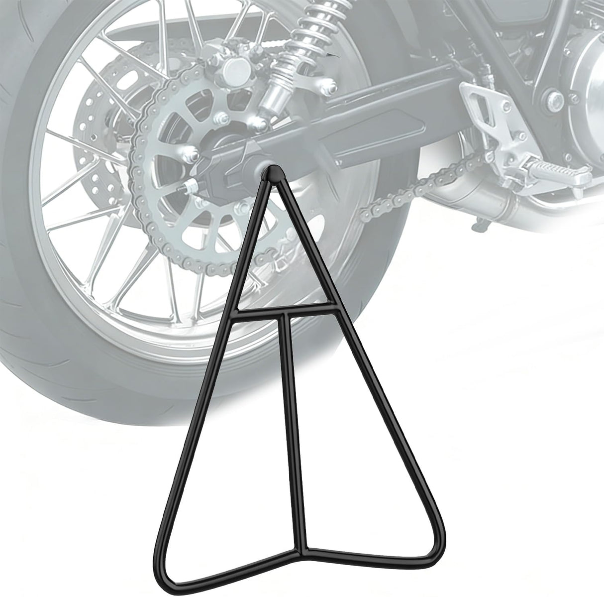 Dirt Bike Triangle Stand T-shaped Central Support Motorcycle Rear Wheel Paddock Stand for 80-500cc Supermoto Motocross Enduro Pit Bike