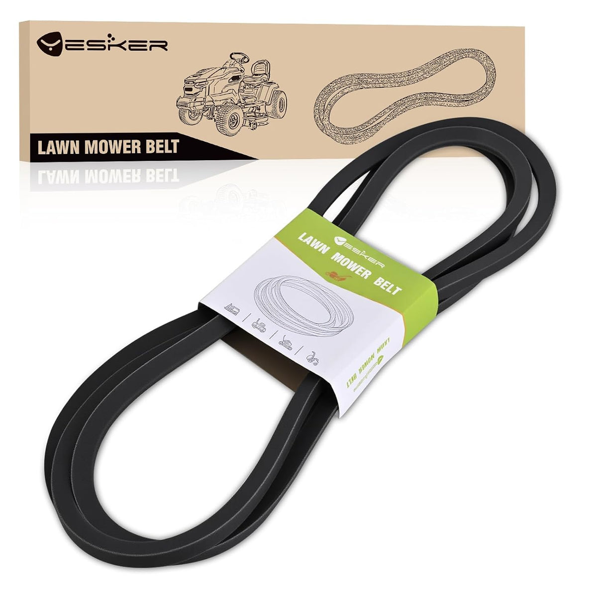 041-1560-00 54 Inch Deck Belt 5/8 Inch x 155.6 Inch Lawn Mower Drive Belts for Bad Boy CZT ZT Maveric Series ZT Elite 5400 Magnum 54 Zero Turn Lawn Mowers Durable Aramid Cord Replace 041 1560 00