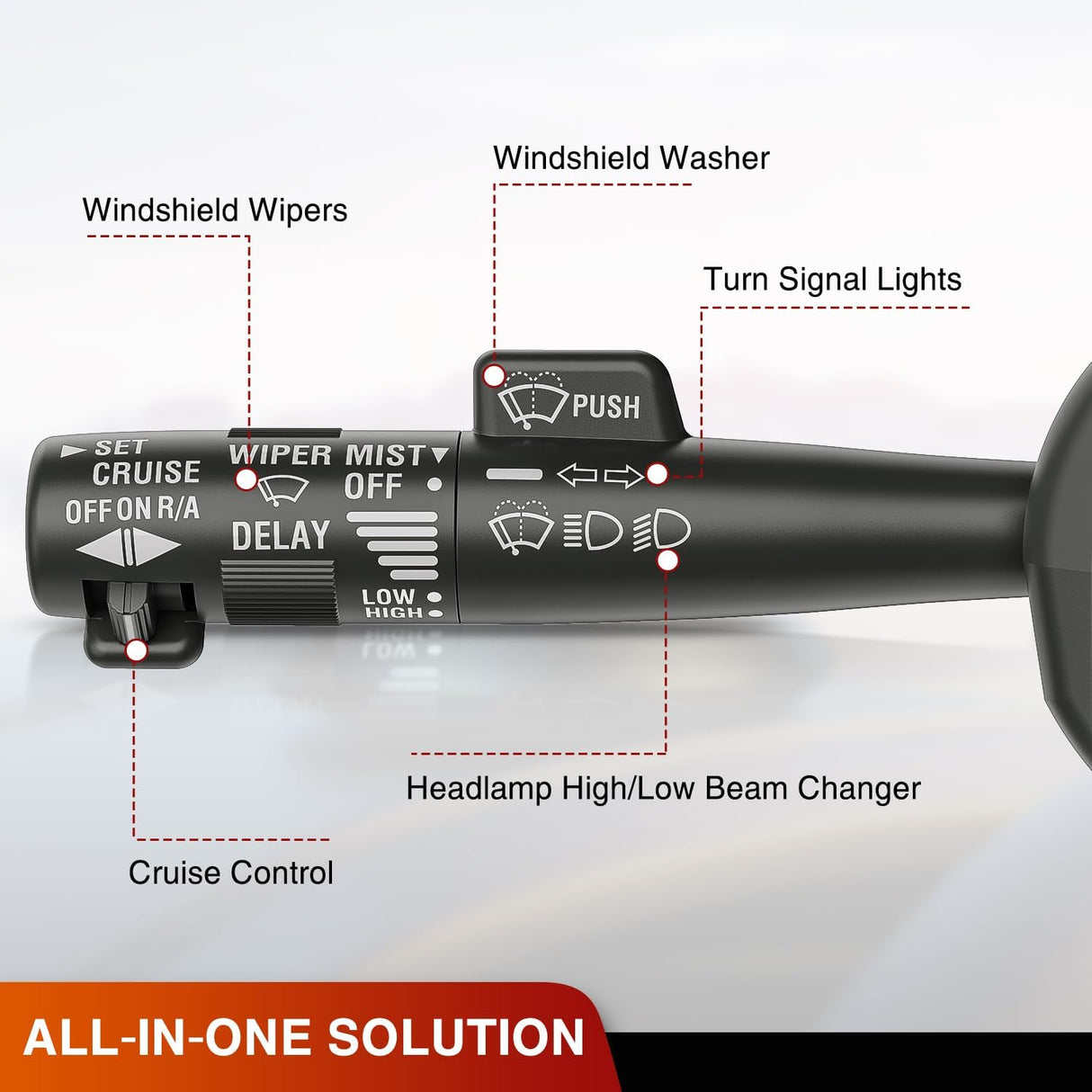 Turn Signal Switch Compatible with 1995 1996 1997 1998 1999 2000 Chevy GMC Suburban C/K Series Tahoe Blazer S10 Astro Express Jimmy Sonoma Yukon Cadillac Escalade