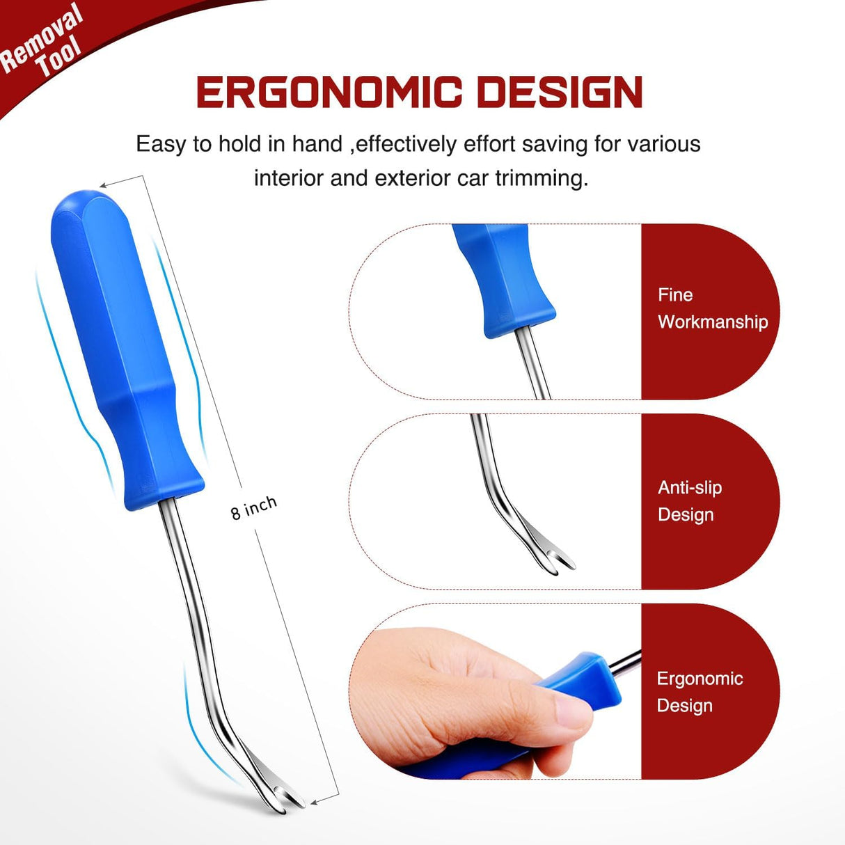 121 Pcs Bumper Retainer Clips Car Push Retainer Kit Nilight