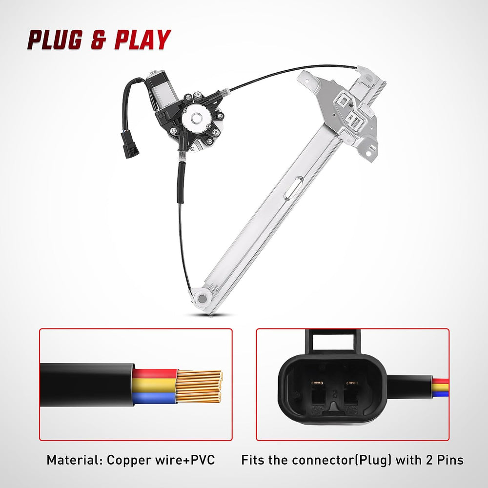 Window Regulator 2006-2013 Chevrolet Impala 2014-2016 Impala Limited Front Driver Side Power Window Regulator