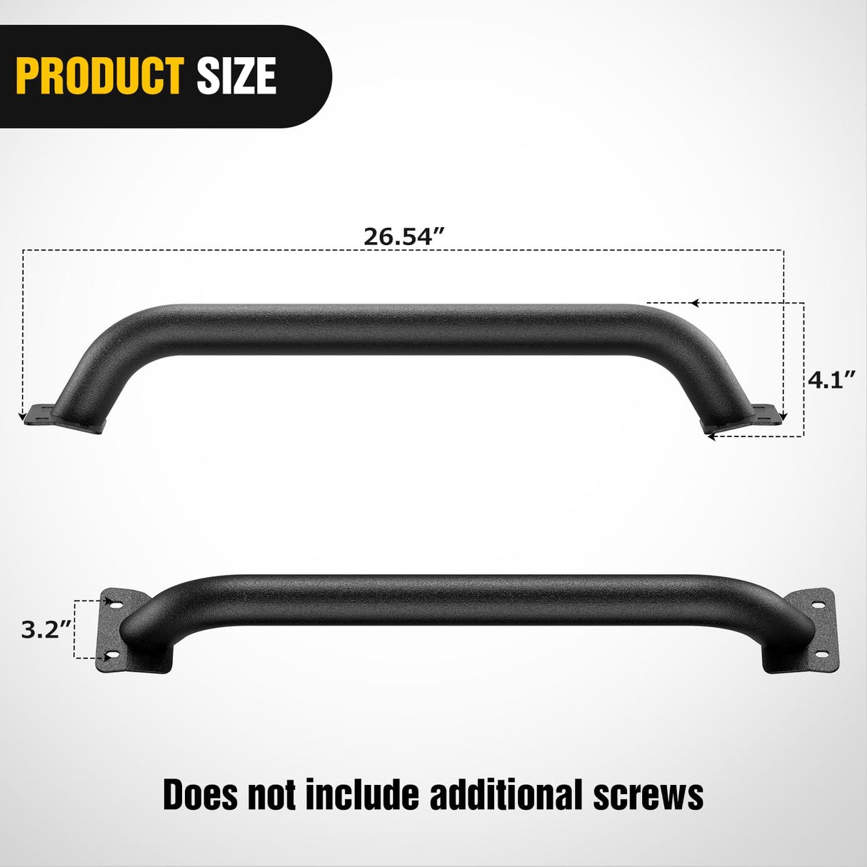 Front Brush Guard, Compatible with 2018-2025 Jeep Wrangler JL, 2019-2025 Gladiator JT, Steel Bar Grille Guard Fits Factory Rubicon Steel Bumper,3.12 inch Height to Clear Winch