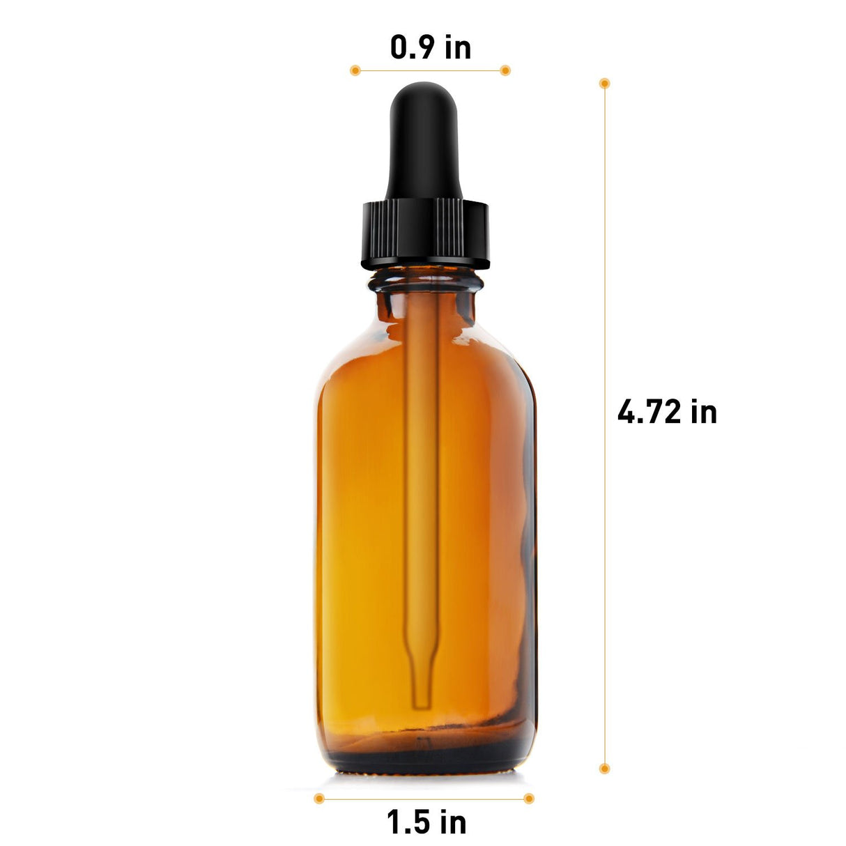 Amber Glass Bottles for Essential Oils with Glass Eye Dropper 60 ml (2oz) for Essential Oils, Chemistry Lab Chemicals, Colognes & Perfumes- Pack of 12