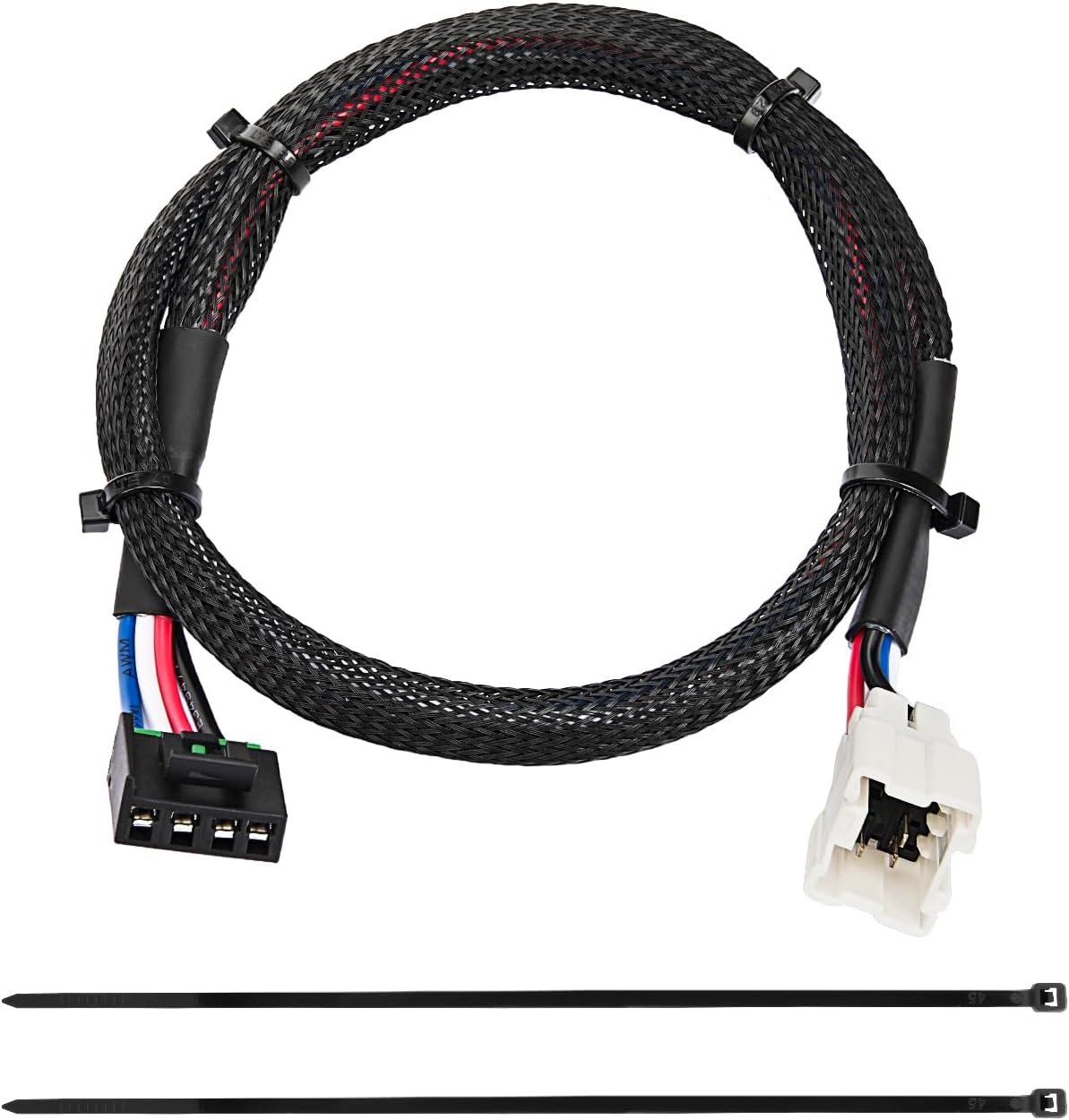 Wiring Harness Kit Brake Controller Wiring Harness Adapter for Nissan Titan 2004-2024, Armada Frontier 2005-2024, NV 2012-2021, Pathfinder 2005-2020, Xterra 2005-2015 Factory Towing Package Required