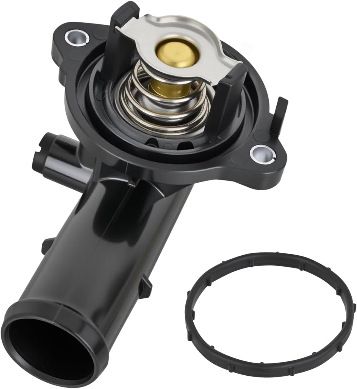 Thermostat Housing Assembly Compatible with Dodge Durango Jeep Grand Cherokee 2011-2015 Wrangler 2012-2017 JK 2018 Engine Coolant Thermostat Housing for Car 902-852 5184655AD 5184651AF AG AH