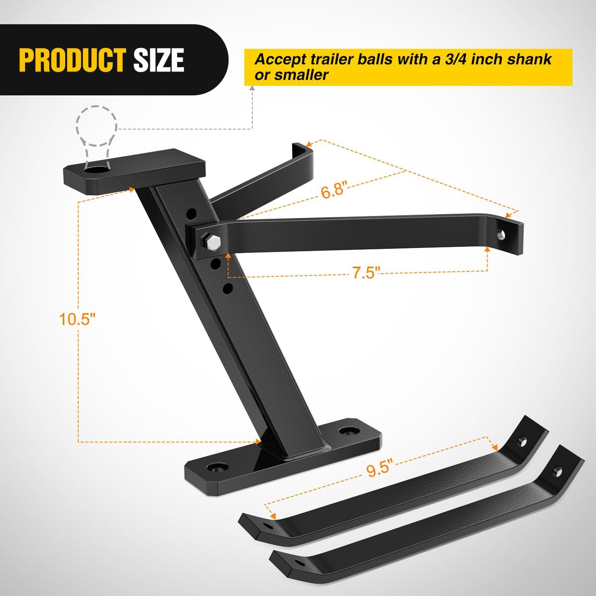 Trailer Towing Hitch for Lawn Mower Garden Tractor Pro Hi Hitch Compatible with John Deere Cub Cadet Husqvarna Craftsman Poulan Riding Mower