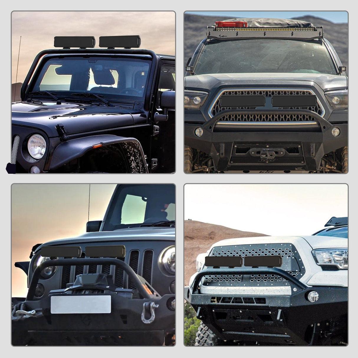 light cover 2Pcs 12 inch Black Light Bar Cover