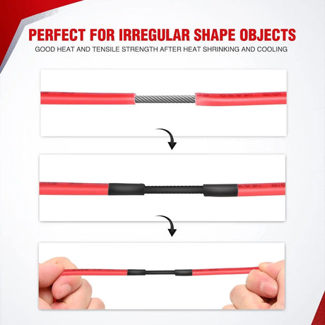 Accessories 650Pcs Heat Shrink Tubing Kit