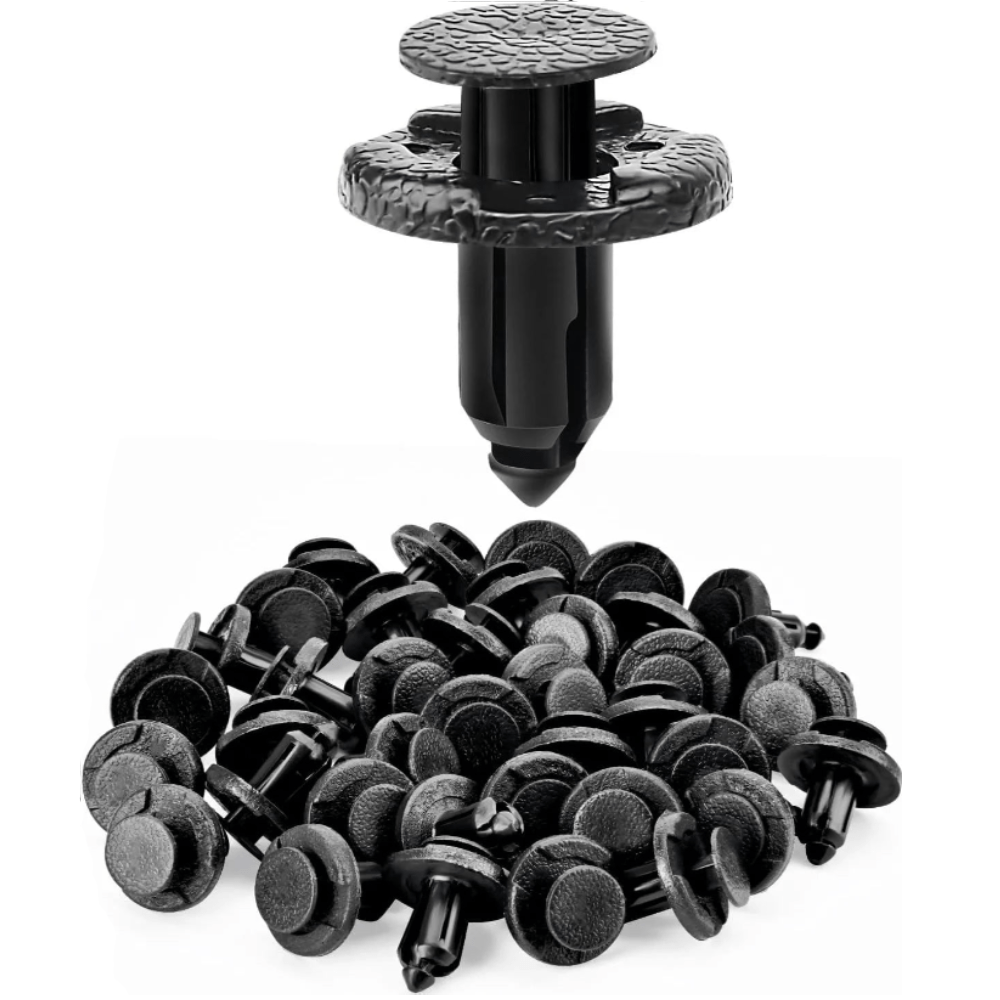 retainer clips 40 Pcs Head 20mm Hole 8mm Front Bumper and Radiator Support Push-Type Retainer 11296-AG000 For Nissan and Infiniti