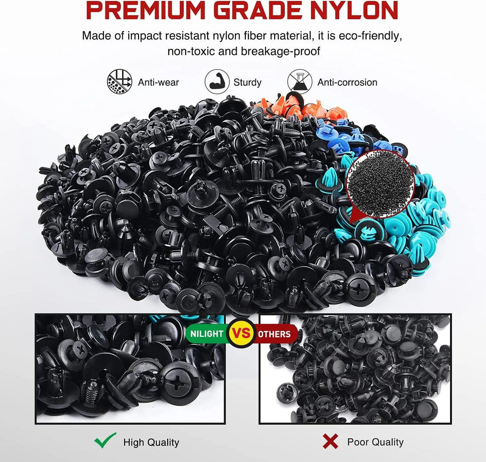 retainer clips 680 Pcs Bumper Retainer Clips Car Push Retainer Kit