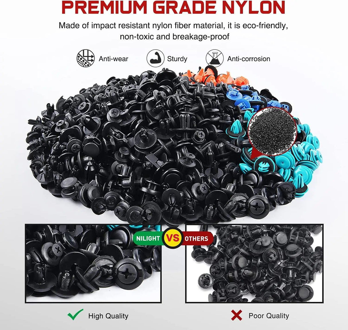 retainer clips 680 Pcs Bumper Retainer Clips Car Push Retainer Kit