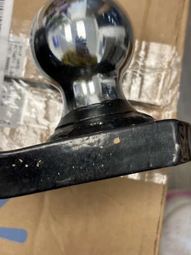 Fusion Trailer Hitch Mount with 2 Inch Trailer Ball 5/8 Inch Hitch Pin Clip 4 Inch Drop (25% OFF Final Checkout)