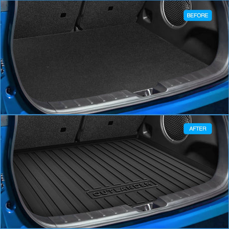 Cargo Mats 2022 2023 2024 2025 Mitsubishi Outlander (Not for PHEV or Sport Models) Cargo Mats