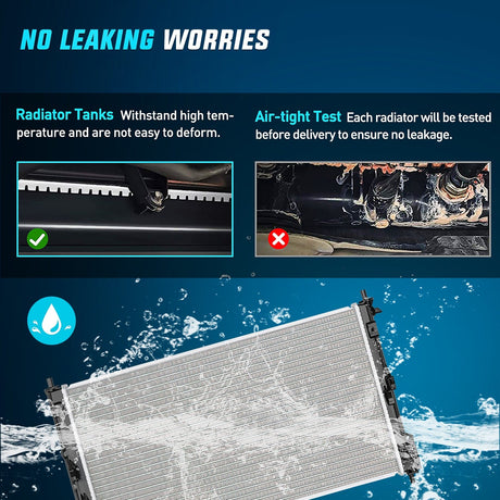 Radiator 2007 2008 2009 2010 2011 2012 Dodge Caliber/Avenger & Jeep Compass Radiator