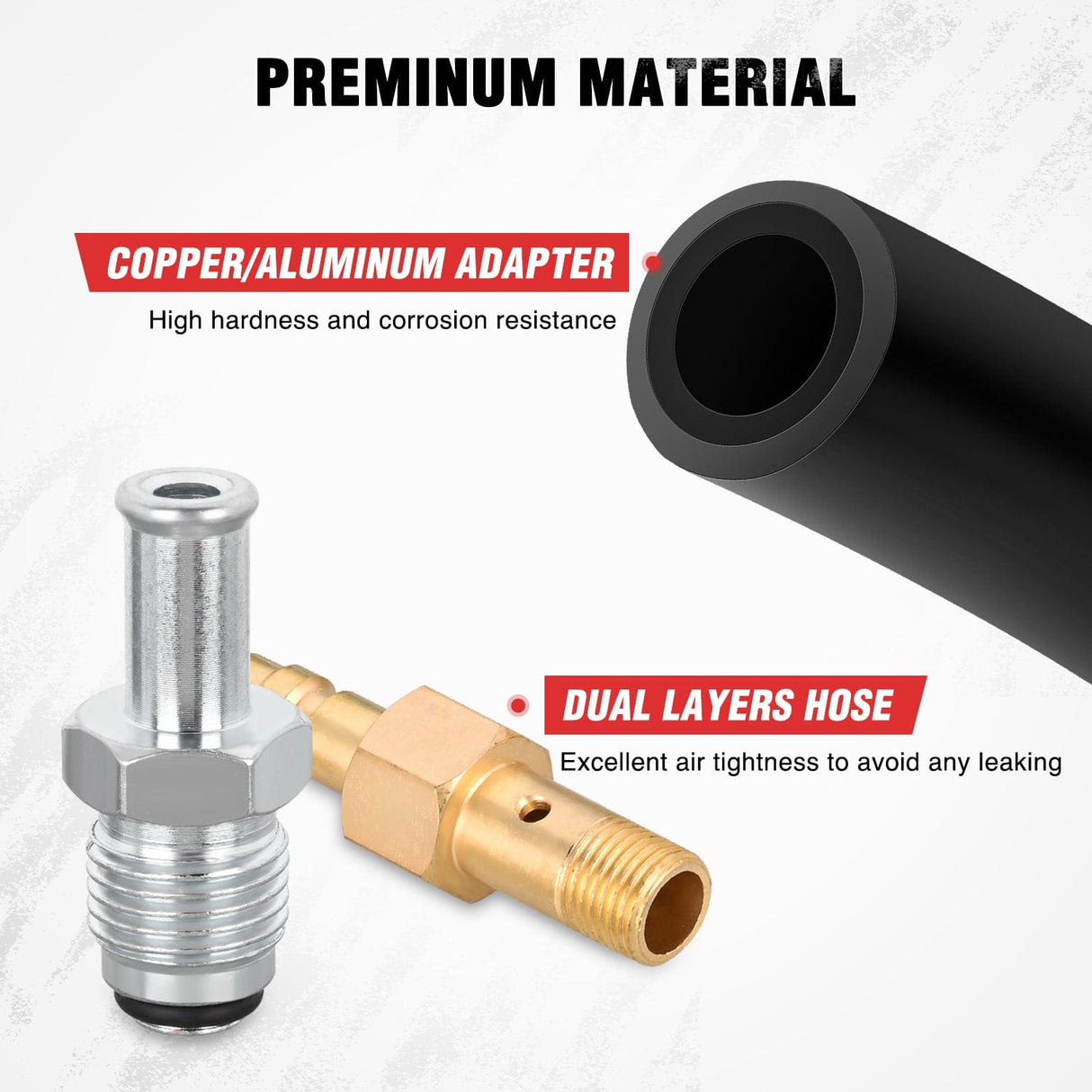 inflator 48 pcs 0-140 PSI Fuel PSI Fuel Injection Pump Pressure Gauge Petrol Engine Diagnostic Tester Kit