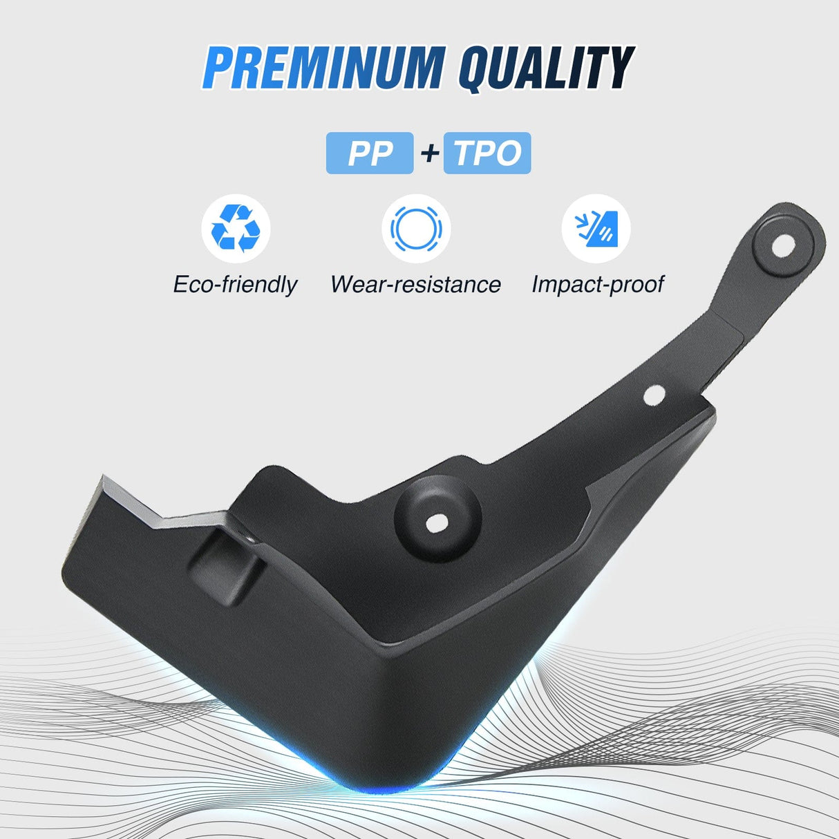 Fender Front & Rear Set Mud Flaps for Toyota RAV4 2019 2020 2021 2022 2023 2024 2025