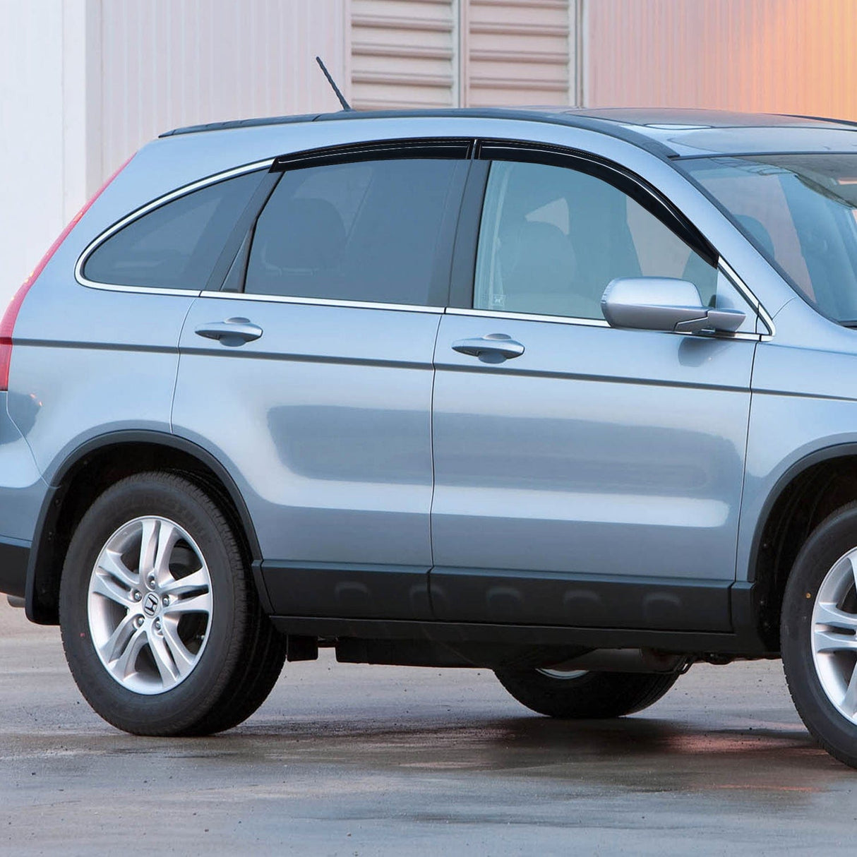 Rain Guards Window Visors for Honda CR-V(CRV) 2007 2008 2009 2010 2011, Out-Channel Window Wind Deflectors Rain Guards -4PCS