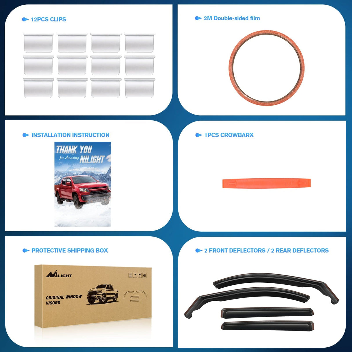 Rain Guards Rain Guards for Honda CRV 2017 2018 2019 2020 2021 2022 Window Deflectors, Vent Window Visors-4pcs