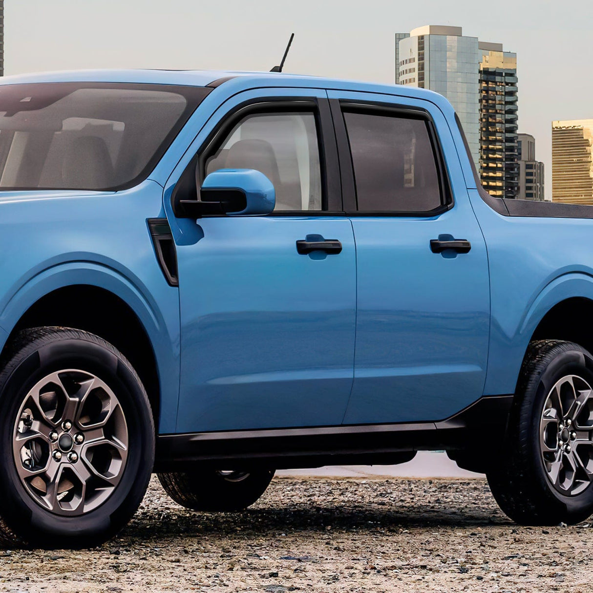 Rain Guards Rain Guards for Ford Maverick 2022 2023 2024 XL XLT Lariat Window Deflectors,Vent Window Visors-4 Pieces