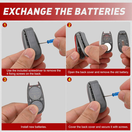 LED Safety Light LED Safety Light 4PCS Red Marine Navigation Bike Tail Lights Three Modes Waterproof Reflective Gear Clip On Flash Strobe Indicator Lamp for Night Boating Fishing Cycling Jogging