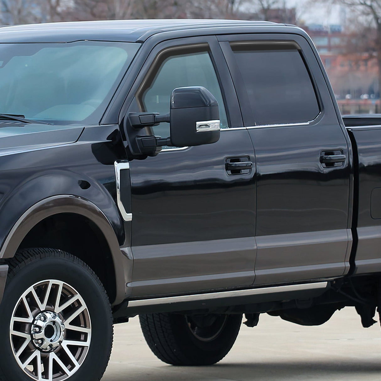 Rain Guards 2004 2005 2006 2007 2008 2009 2010 2011 2012 2013 2014 Ford F150 Super Cab Rain Guards Acrylic 4Pcs