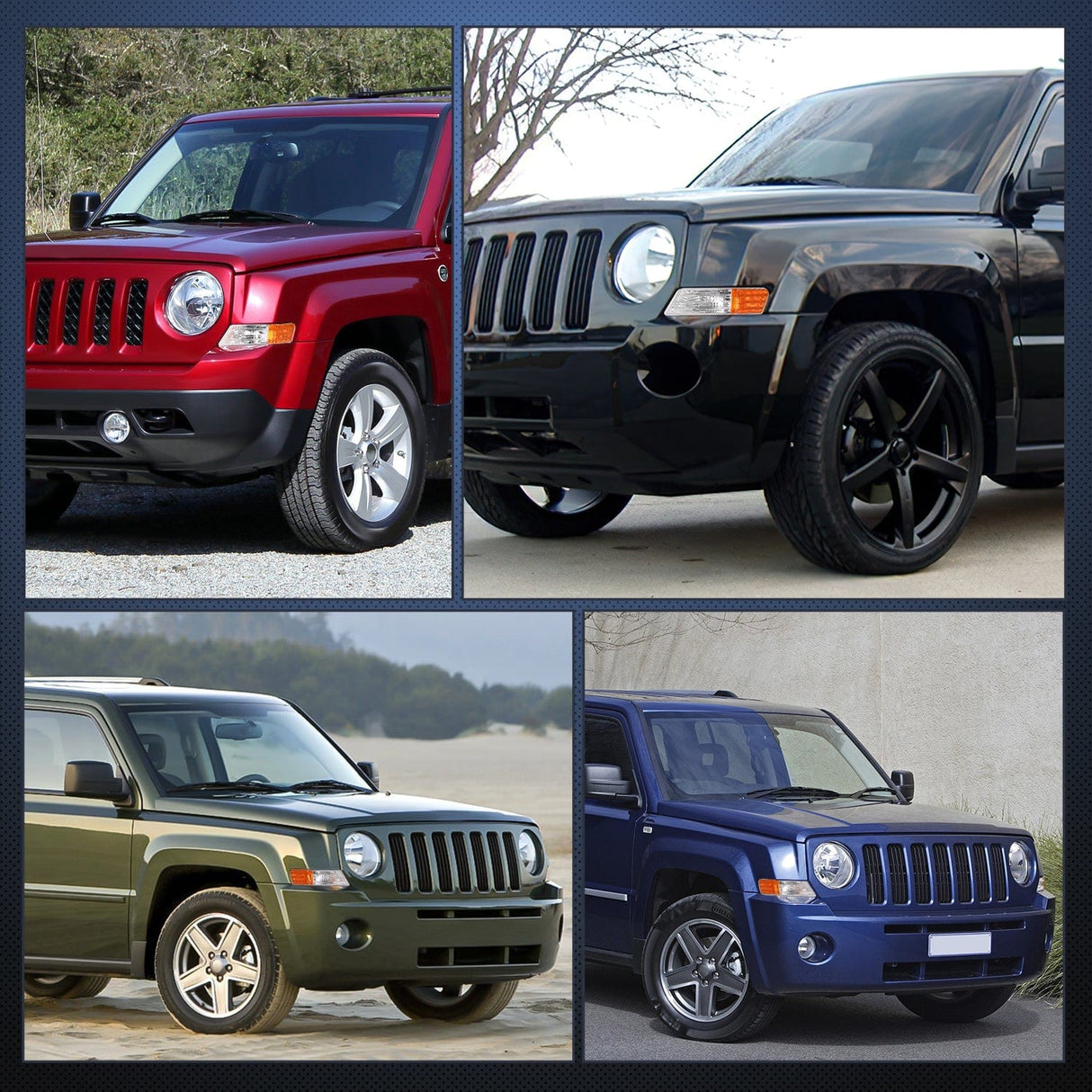 Motor Vehicle Lighting 2007-2017 Jeep Patriot Front Turn Signals Light Clear Amber Driver Passenger Side