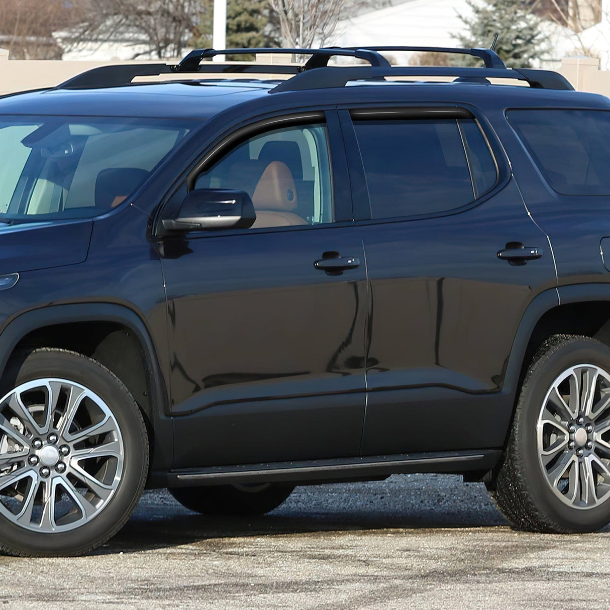 Rain Guards Window Rain Guards for GMC Acadia 2017 2018 2019 2020 2021 2022 2023 Window Deflectors, Vent Window Visors-4 Pieces