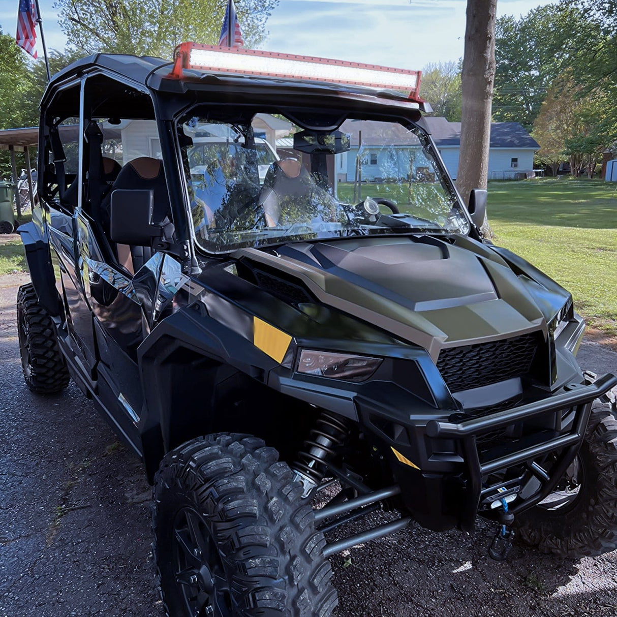 Light Bar Wiring Kit 42 Inch Triple Row Red Shell Spot Flood Led Light Bar | 14AWG Wire 5Pin Switch