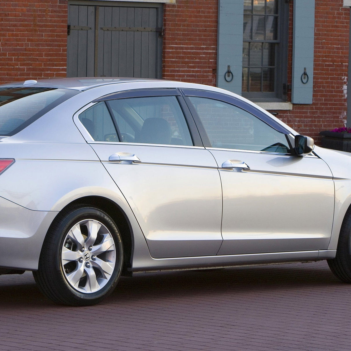 Rain Guards Window Visors for Honda Accord 2008 2009 2010 2011 2012 2013 2014 2015 2016 2017, Out-Channel Window Wind Deflectors Rain Guards -4PCS