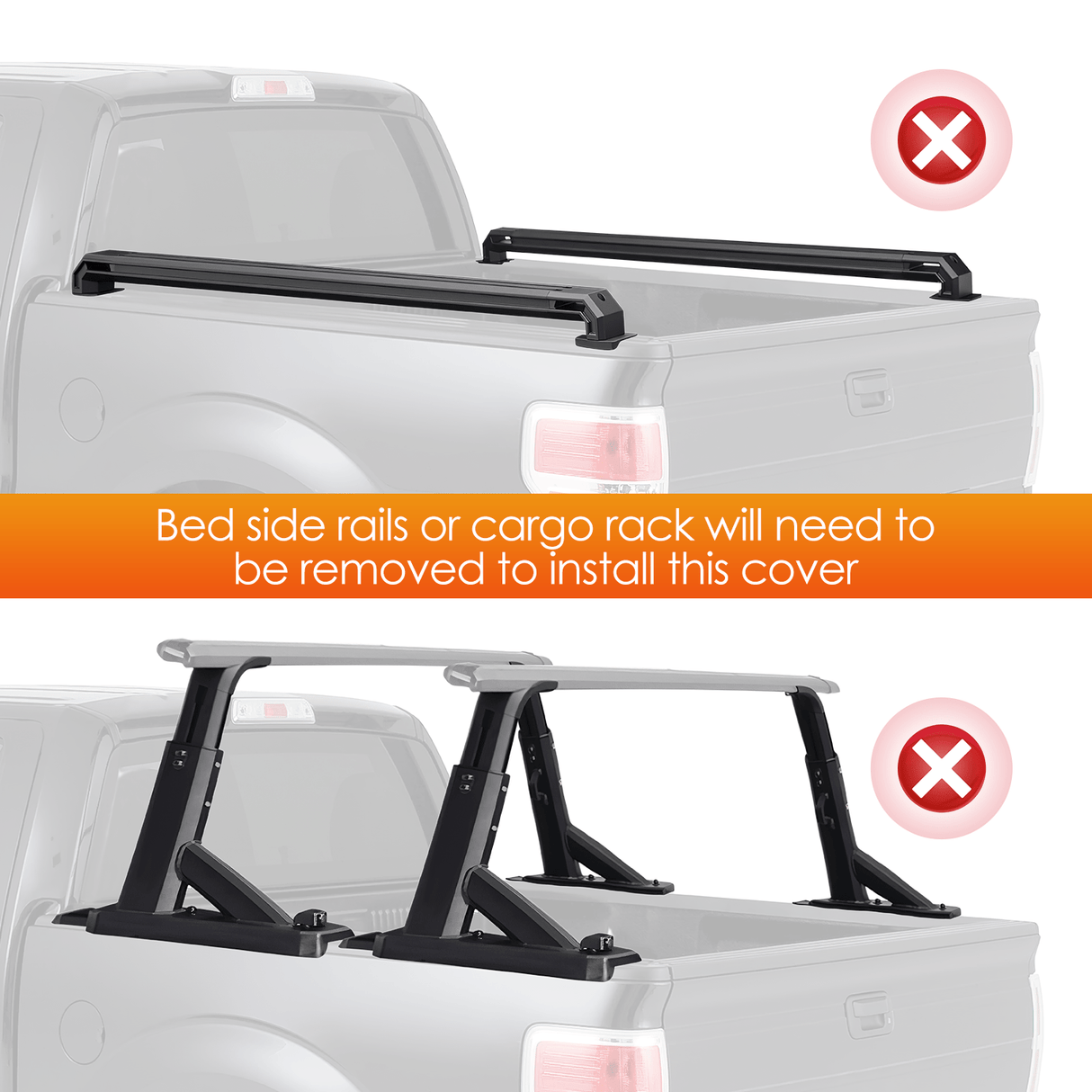 2014 2015 2016 2017 2018 2019 2020 2021 Toyota Tundra 6.5ft Soft Roll Up Truck Tonneau Cover