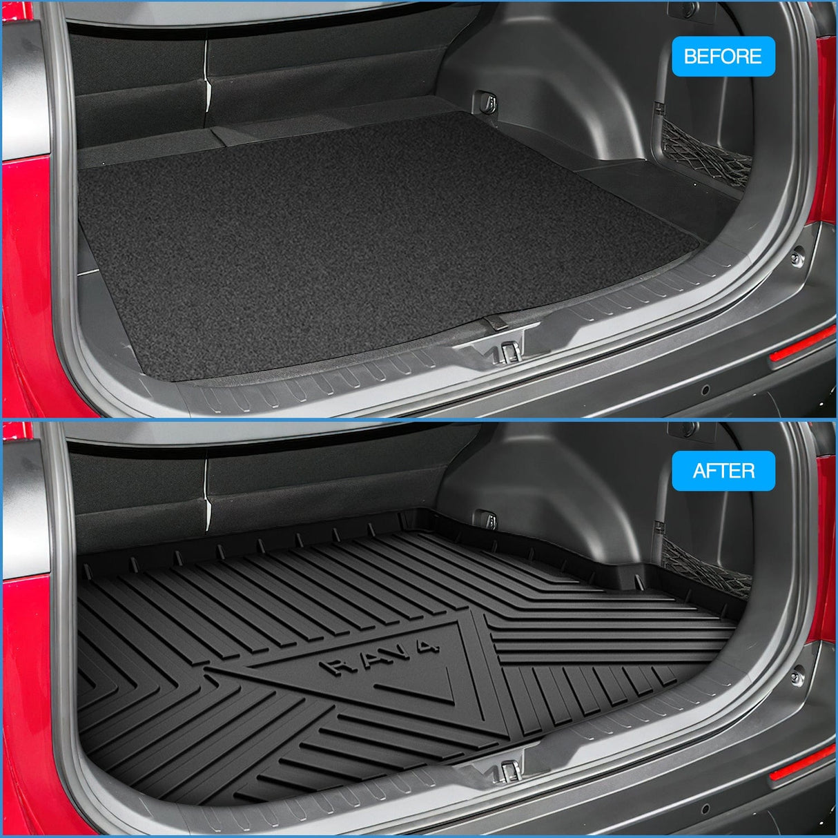 Cargo Mats 2019 2020 2021 2022 2023 2024 2025 Toyota RAV4 Cargo Mats