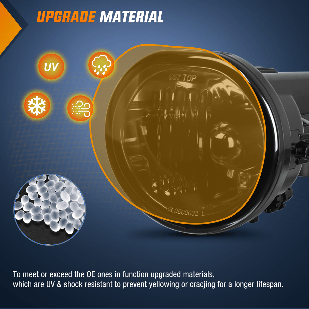 Fog Light Assembly Fog Lights Assembly Compatible with 2003 2004 2005 2006 2007 2008 Toyota Matrix 2003-2008 Pontiac Vibe 2004-2010 Scion TC Smoke Lens w/9006 12V 55W