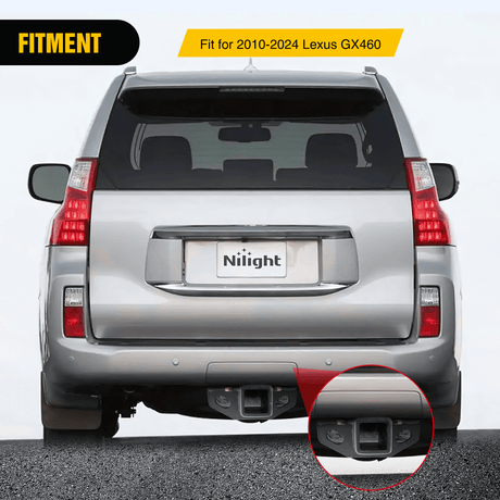 Trailer Hitch 2010 2011 2012 2013 2014 2015 2016 2017 2018 2019 2020 2021 2022 2023 2024 Lexus GX460 2Inch Rear Bumper Tow Trailer Hitch Receiver Kit