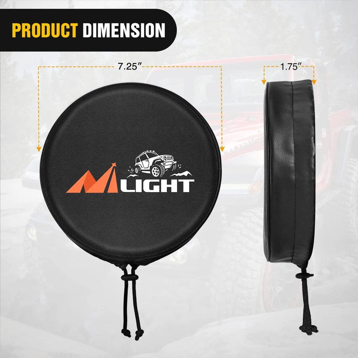light cover 7 Inch Round Offroad Driving Pod Light Cover Type A