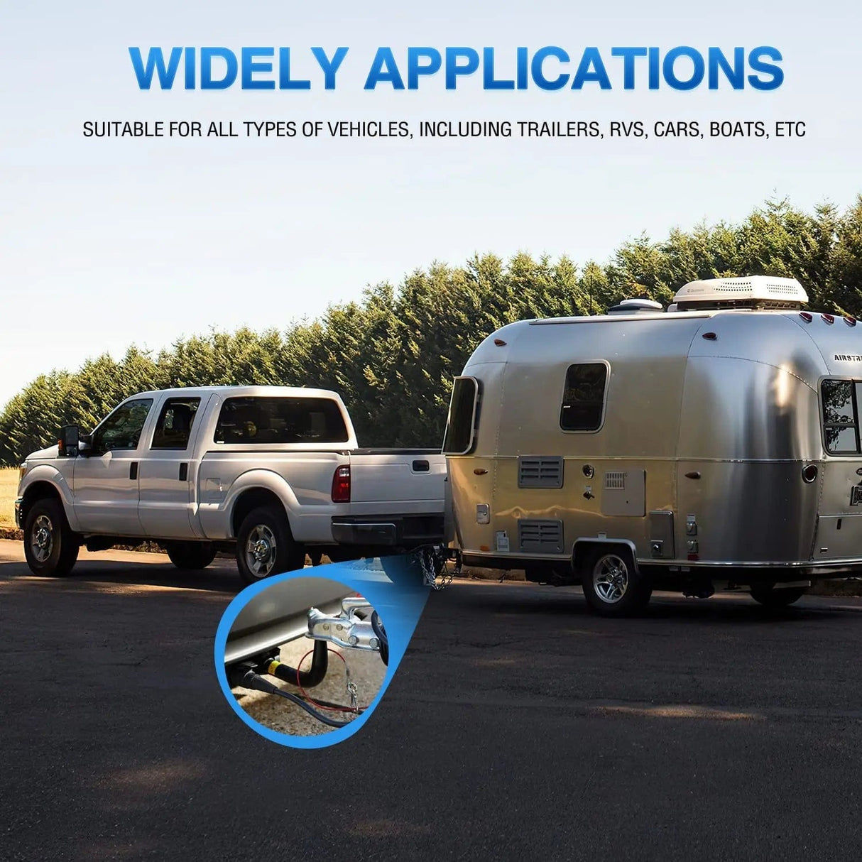 RV Parts 7 Way Y Splitter Trailer Adapter